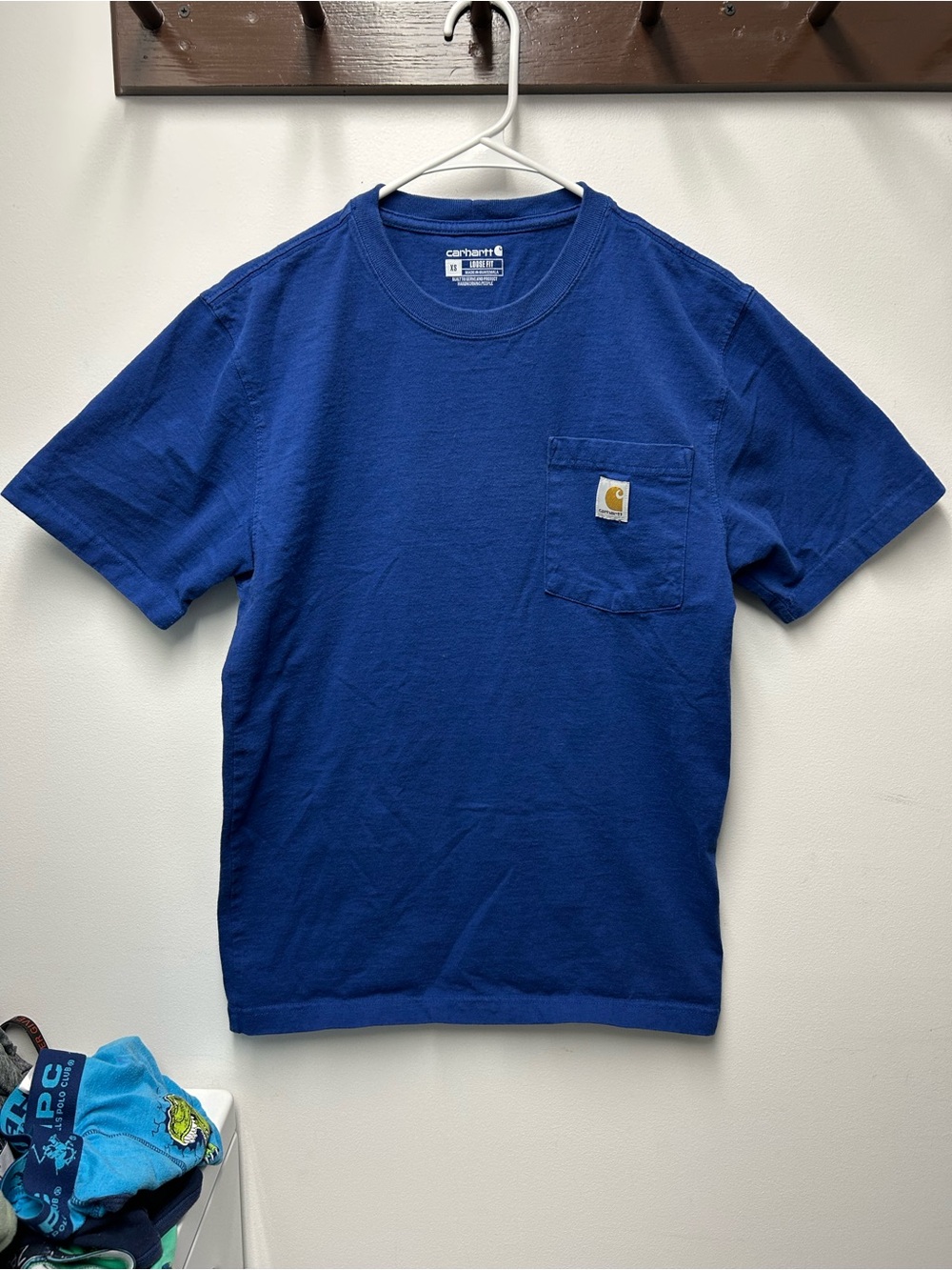 Carhartt Short-Sleeve Pocket Tee in Blue